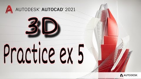3D Practice Ex 5 / Syncronise Cad / Autocad / Abhishek Vishal / Like & Sub