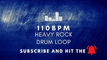 Heavy Rock Drum Loop 110 BPM [Practice Tool + Free Download]