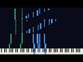 Piano Tutorial - Piano Sonata No. 14 in C♯ Minor, Op. 27 No. 2 "Moonlight" - III.  (Synthesia)