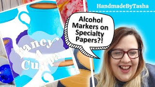 Have Your Ever Tried Using Your Alcohol Markers Like THIS?! #cardmaker