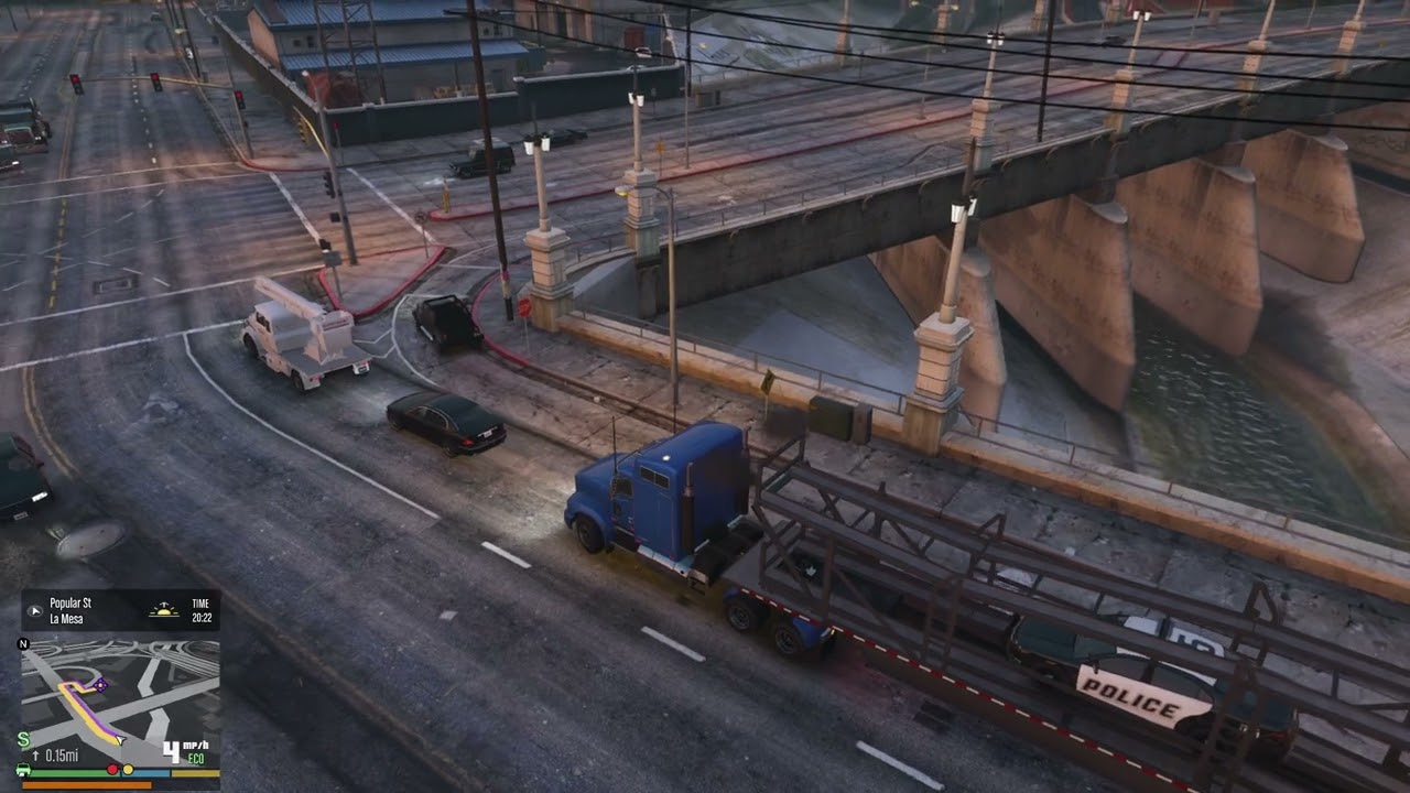 GTAV - Auto Delivery - Trucking Job 06