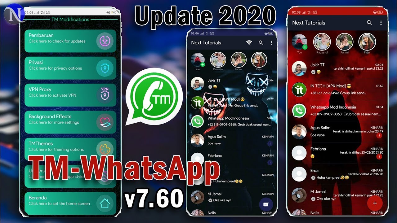 TMWhatsApp v7.60 Full Edition Effect Terbaru 2020 YouTube