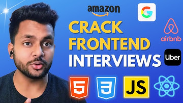 Crack Frontend Interviews: Preparation Guide for Google, Amazon, Airbnb, Uber & Startups