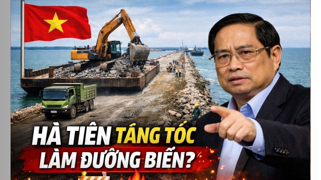 ĐƯỜNG VƯỢT BIỂN HÀ TIÊN BẤT NGỜ TĂNG CƯỜNG SÀ LAN KHỦNG, GẤP RÚT LÀM MẶT ĐƯỜNG: DỰ ÁN TĂNG TỐC THẦN
