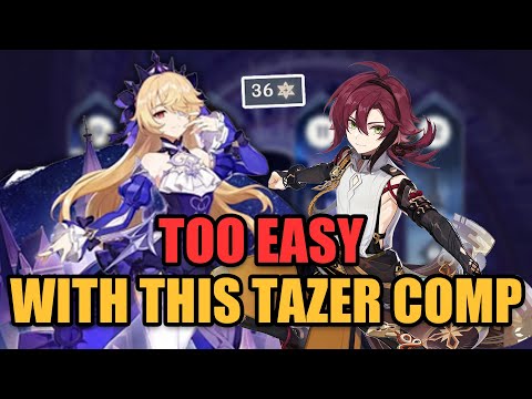 This Tazer Heizou Comp helped me 36-star the Spiral Abyss (4-star only challenge) | Genshin Impact