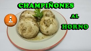 Champiñones al horno Receta Facil /@ampisrecetas