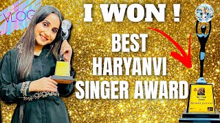 RENUKA PANWAR !! BEST HARYANVI SINGER AWARD