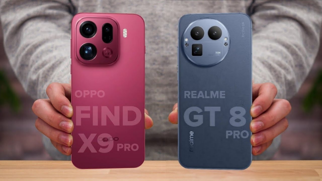 Oppo Find X9 Pro против Realme GT 8 Pro — какой из них лучше ⚡