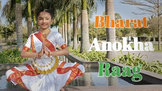 Bharat Anokha Raag Hai🇮🇳 | Republic Day | Patriotic Dance | Bharatnatyam Dance | Creative krisha