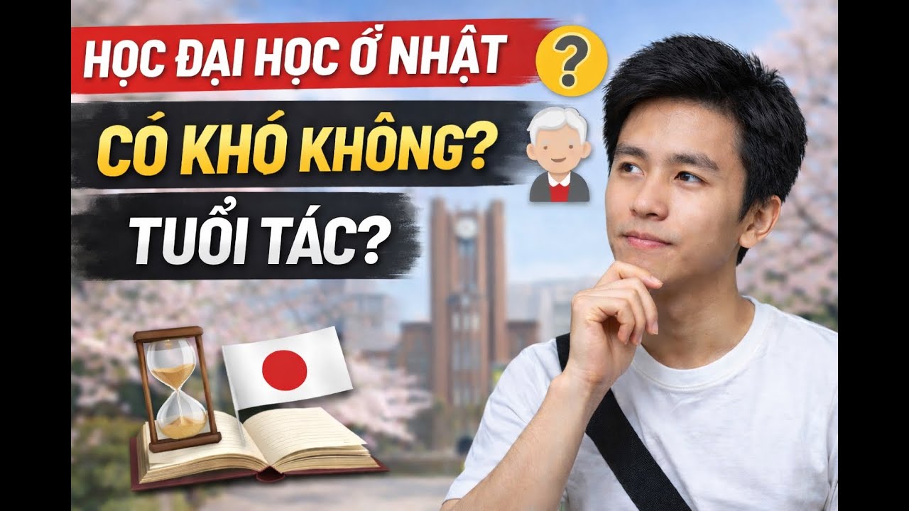 Học đại học ở Nhật như thế nào. Tuổi tác có phải là vấn đề ?