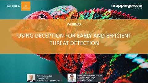 Using Deception for Early and Efficient Threat Detection