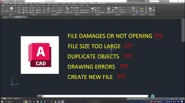 💥File Open Error AutoCAD? Fix It Fast with These Commands! #autocad #cadtips #autocadcommands #cad