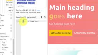 Custom css in Bootstrap 5 builder