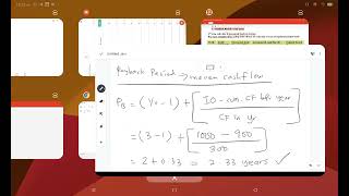 FIN430 CHAP 11 Capital Budgeting Techniques (Payback period)PART 2