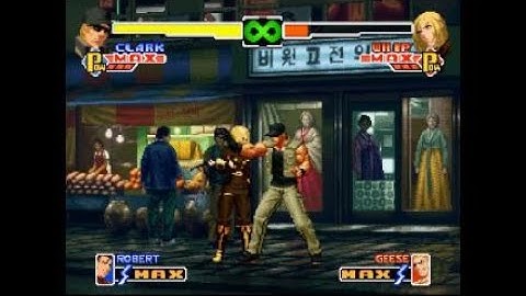 THE KING OF FIGHTERS 2000™ clark still combo 100% running three