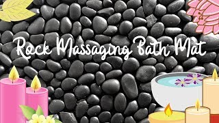 River Rock Massaging Bath Mat | Dollar Tree DIY