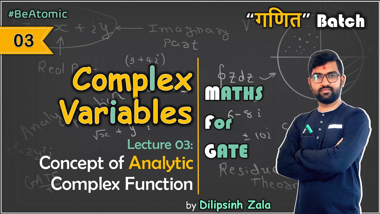 GATE | Complex Variables | Analytic Function | Cauchy Riemann Eq | By ...