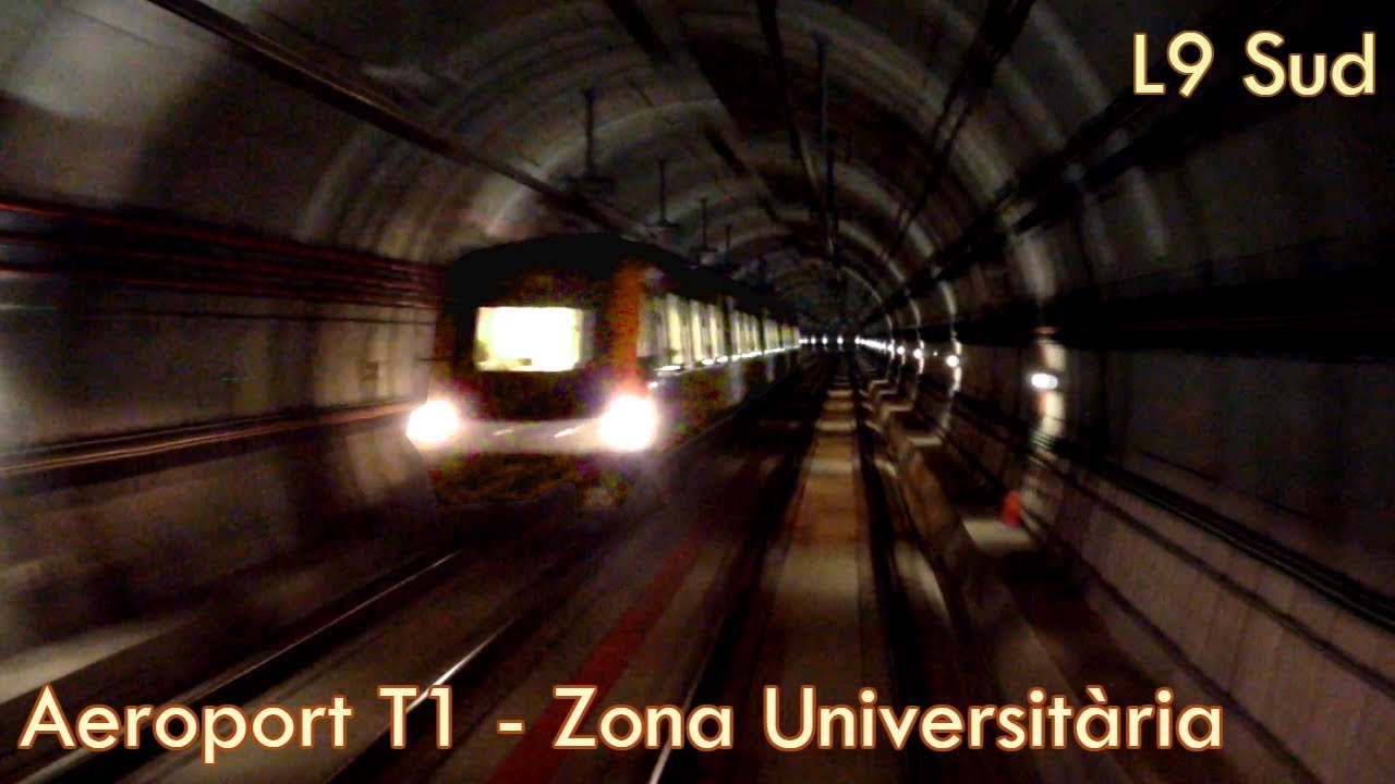 Линия 9 Sud | Барселонский метрополитен : Aeroport T1 -  Zona Universitària ( TMB класса 9000 )