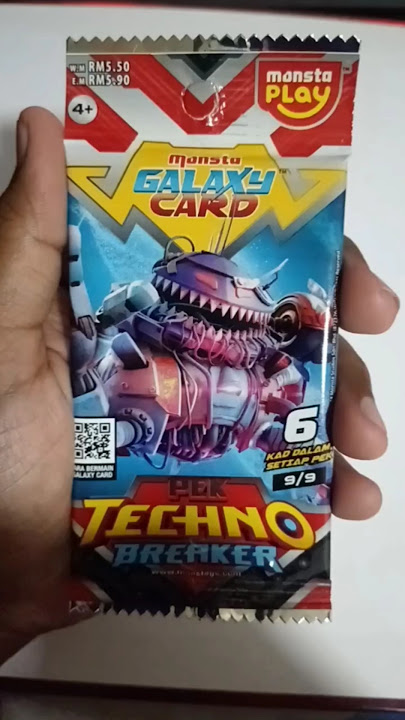 Pek Techno Breaker 9/9 #monsta #mgc #monstagalaxycard #boboiboy #mechamato #unpack #technobreaker