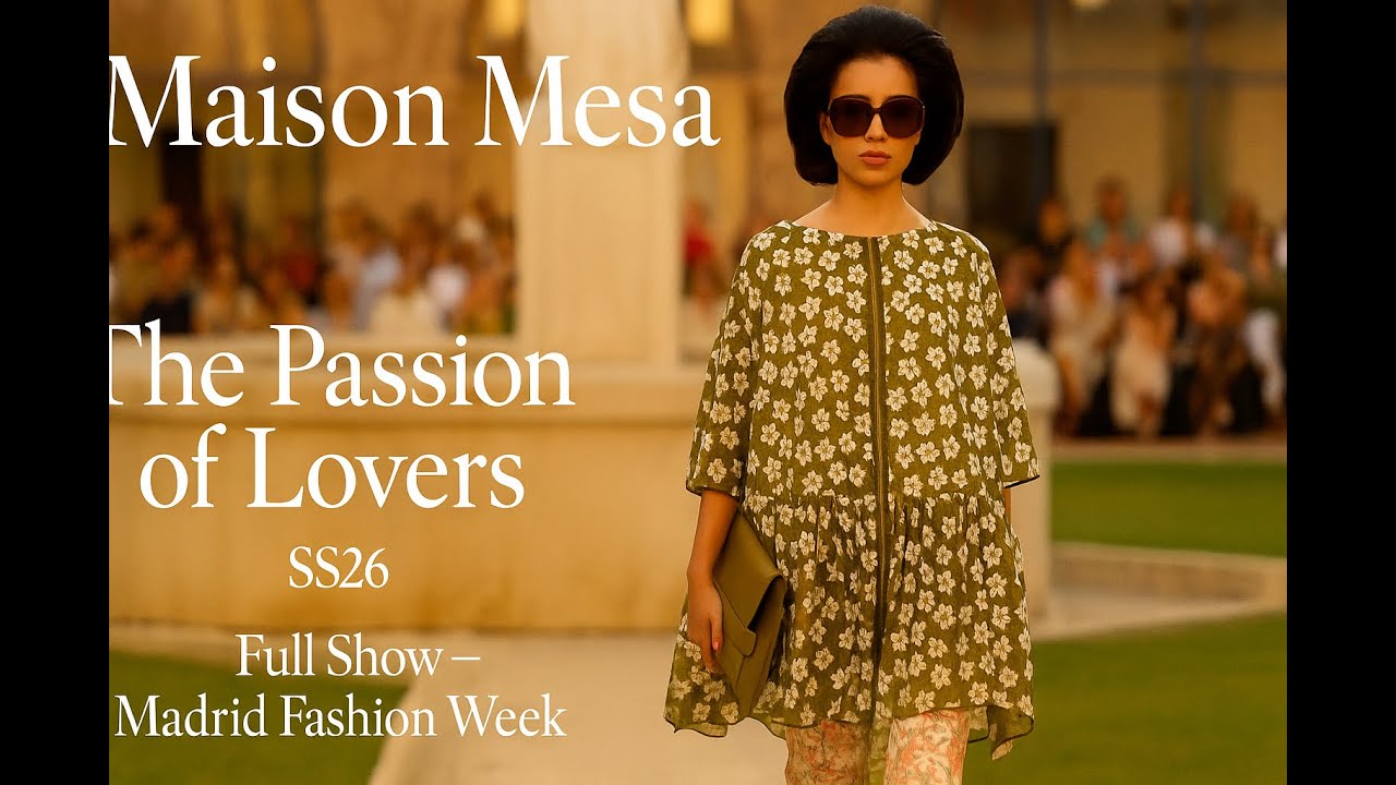 Maison Mesa  “The Passion of Lovers” SS26  Desfile completo. En el marco de Madrid Es Moda.