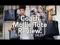 COACH MOLLIE TOTE REVIEW | BLACK FRIDAY SALE 2021 #coachbag #coachmollietote #coachhandbags