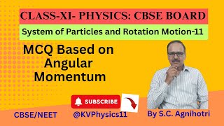 Multiple Choice Questions based on Angular Momentum