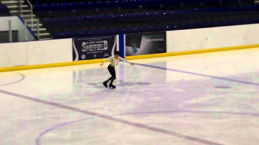 Sam Lawrence Skating at British Solo Ice Dance Championships 2012