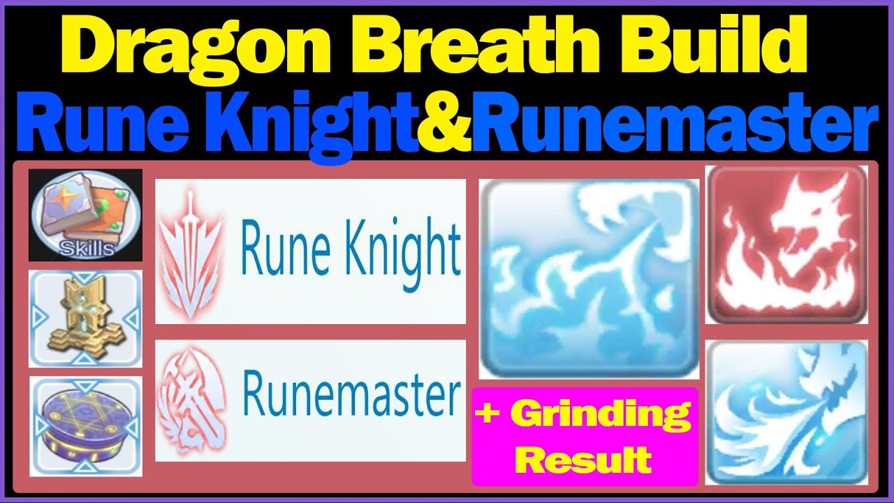 Dragon Breath Rune Knight And Runemaster Ragnarok Mobile Rune Master Ragnarok Mobile Eternal Love Youtube