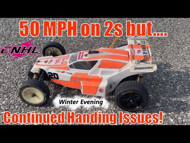 Kyosho Raider - 50 mph on 2s but Severe Handling Issues Continue
