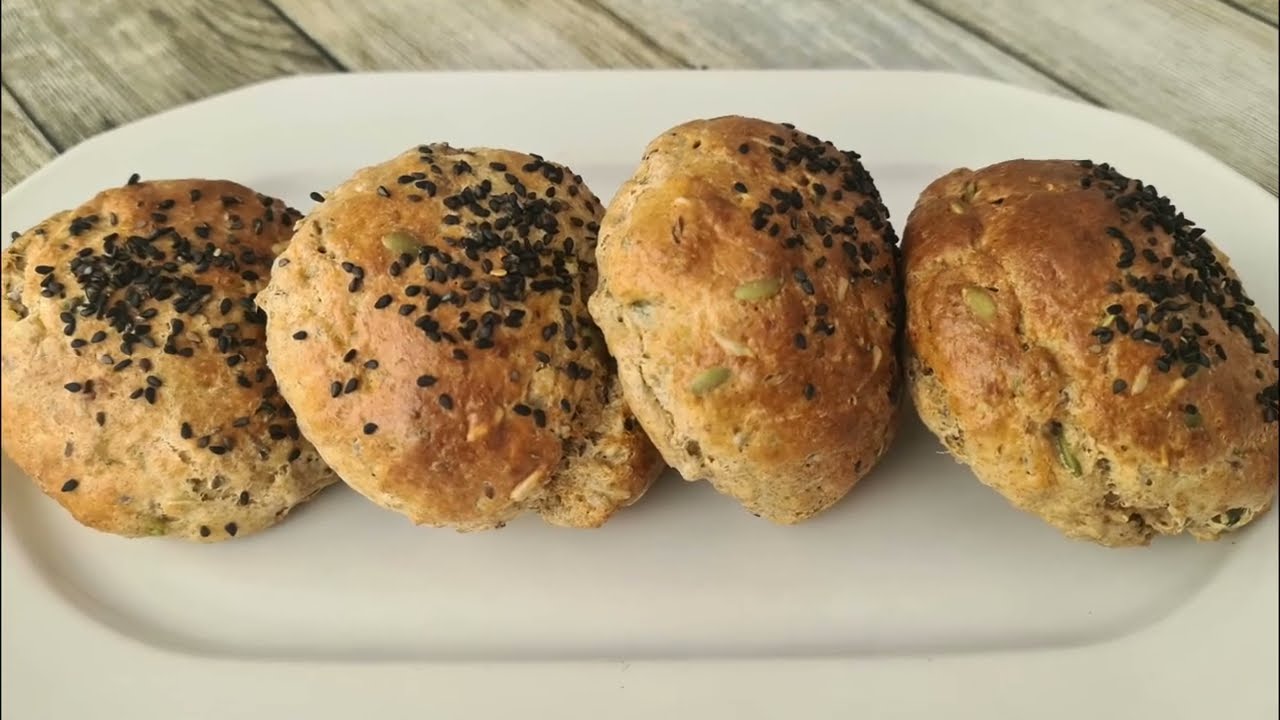 Булочки без муки, без овсянки, без глютена.