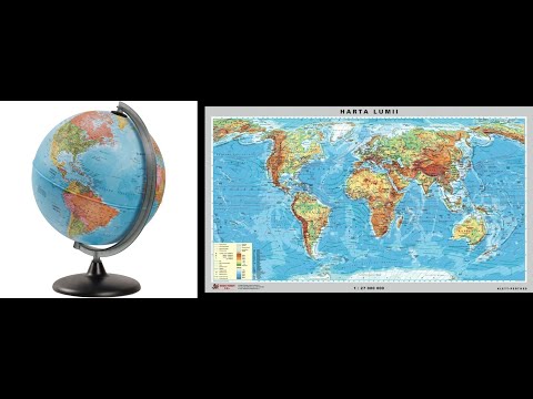 Globul geografic și harta . Coordonate geografice - lecție de geografie
