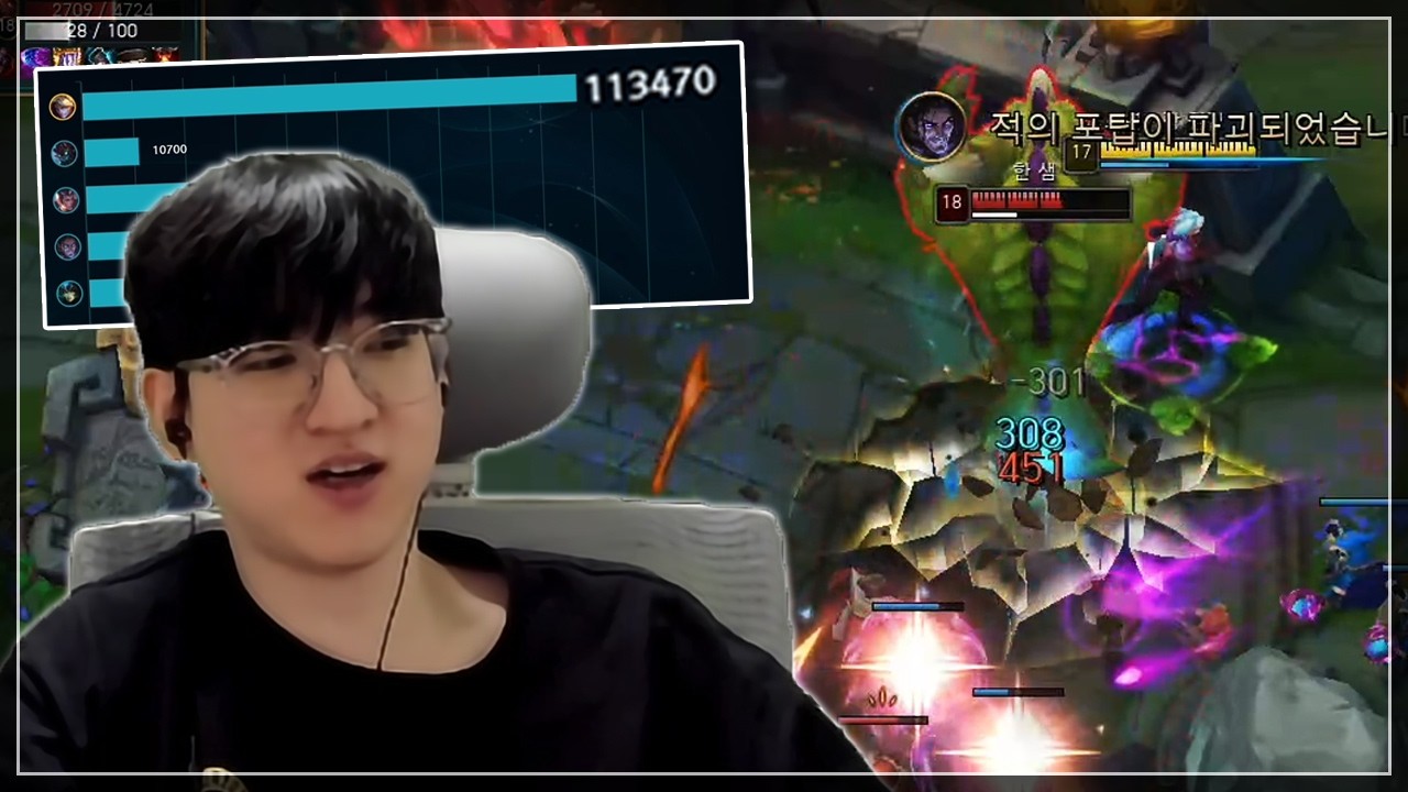 딜량 11만, 1인 군단 이즈리얼【멸망전#3】
