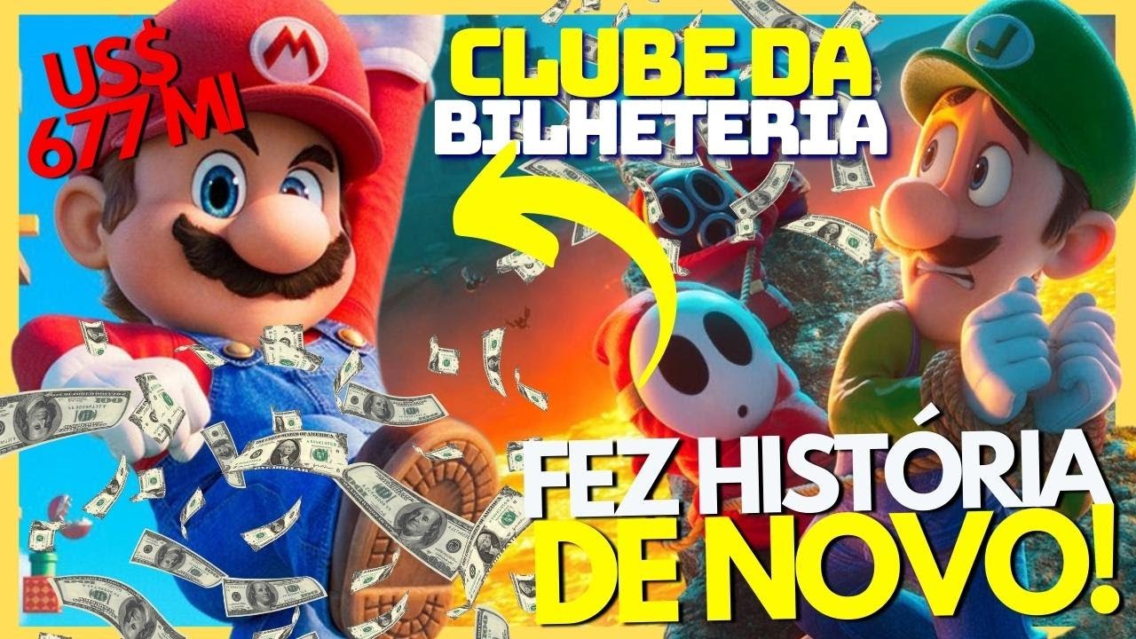 SUPER MARIO BROS FAZ HISTÓRIA DE NOVO! Clube da Bilheteria 