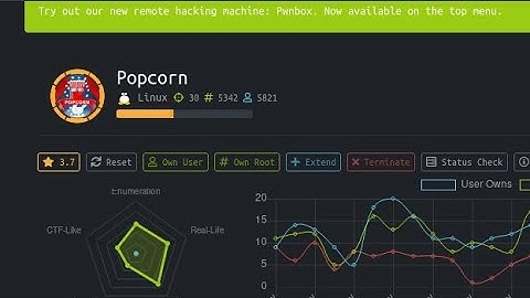 HACK THE BOX - POPCORN . #6 PREPARATION 2020. OSCP (ºº)== R4LF ==(ºº)