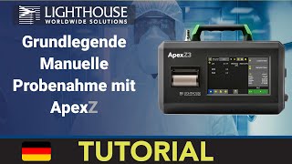 ApexZ Lernprogramm mit Christoph (Deutsch) - Grundlegende Manuelle Probenahme