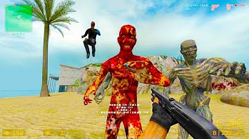 Counter Strike Source - Zombie Riot Mod Online Gameplay on Hotbanana Map