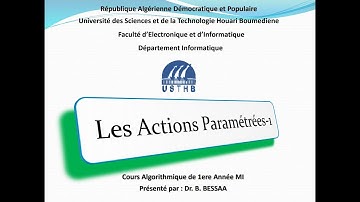 Cours Les Actions Parametrées-1
