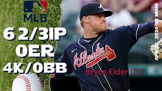 Bryce Elder, April 22, 2024 | MLB highlights