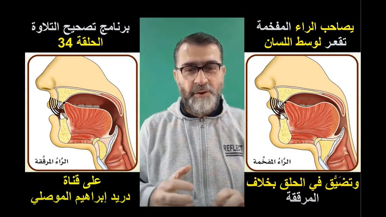 تعلم كيفية نطق حرف الراء│ وكيف يقرع │وما الخلل؟
