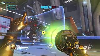 Overwatch- 4 Stack argues with their Bad Reinhardt