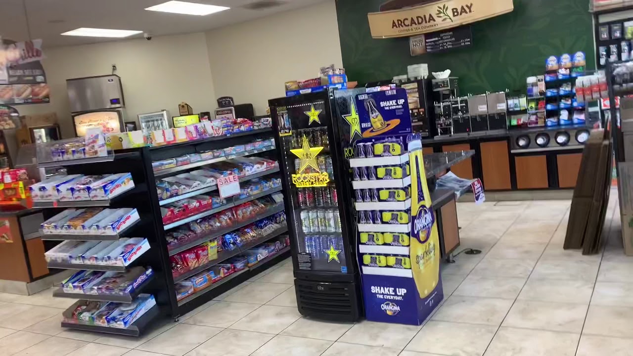 Valero Gas Station Red Cherry Icee Slushies in Chula Vista California