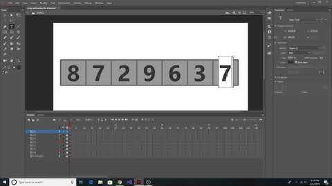 Adobe Animate Keyframe Animation of a number array