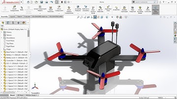 Design a Drone Use Solidworks