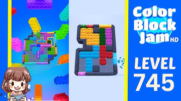 Color Block Jam Level 745 Solution Walkthrough
