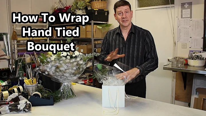 How To Gift Wrap a Hand Tied Bouquet
