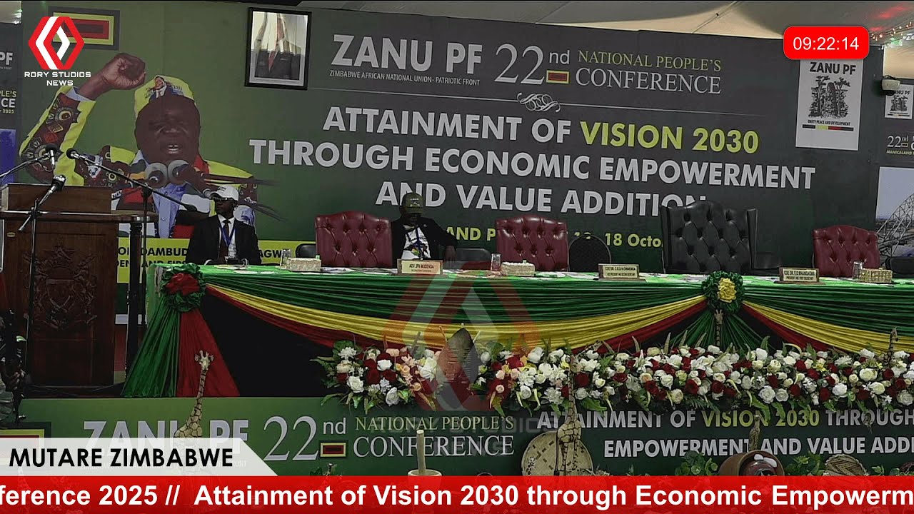 Zanu Pf People's Conference 2025 in Mutare 18 October 2025