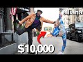 Giving Strangers $10,000 If They Pose For A Photo ft/ Elliana Walmsley