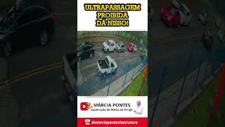 Ultrapassagem proibida dá nisso!
