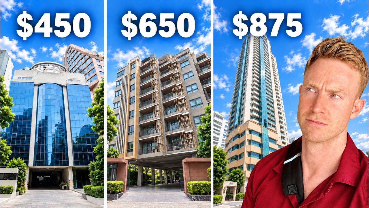 Touring 3 Affordable CONDOS In Central BANGKOK – What Can You RENT For $450 In Asok?