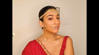 EASY SOFT GLAM KARWA-CHAUTH MAKE-UP TUTORIAL 👸🏻 screenshot 5